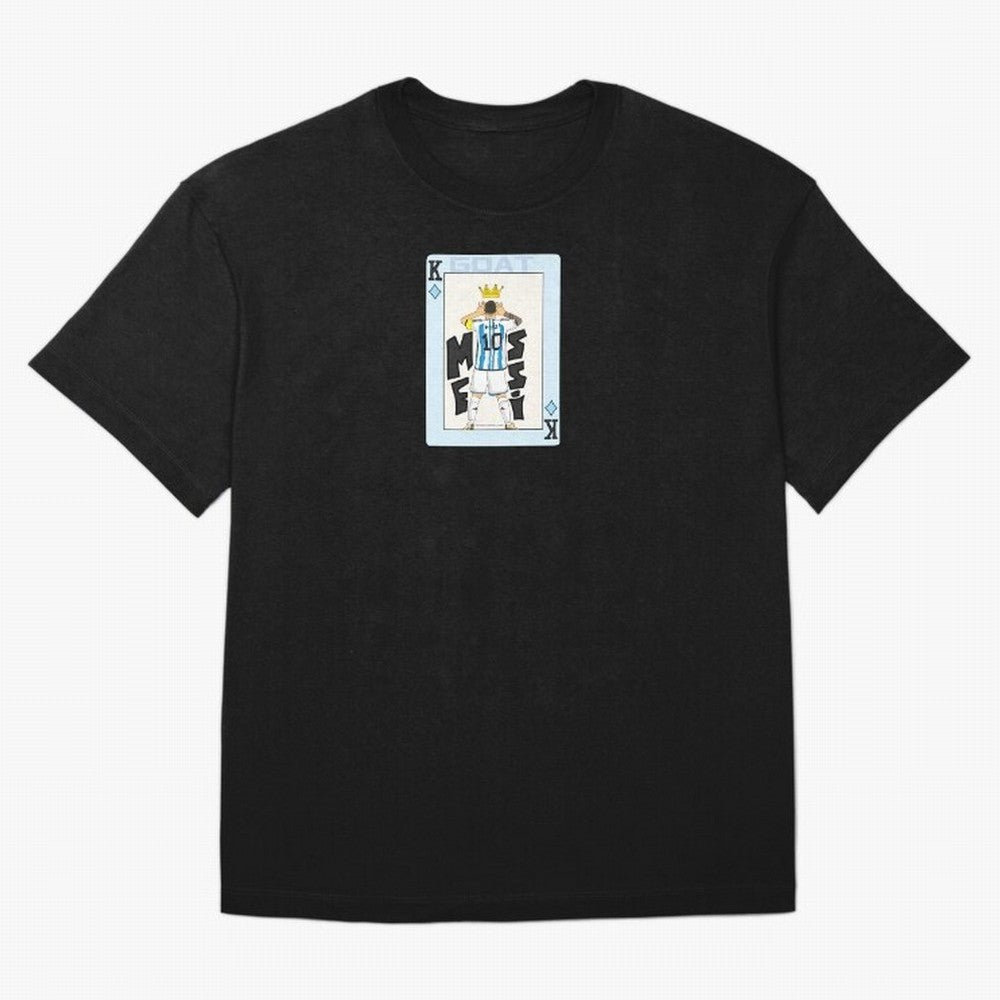 Deck of cards Messi Premium T-Shirt Showcase FIFA World Cup 2026 Group Stage Spirit, Featuring Netherlands, Cristiano Ronaldo, Stadium Memories, Football Loyalty, International Chants and Championship Tradition; Perfect for People Who Love