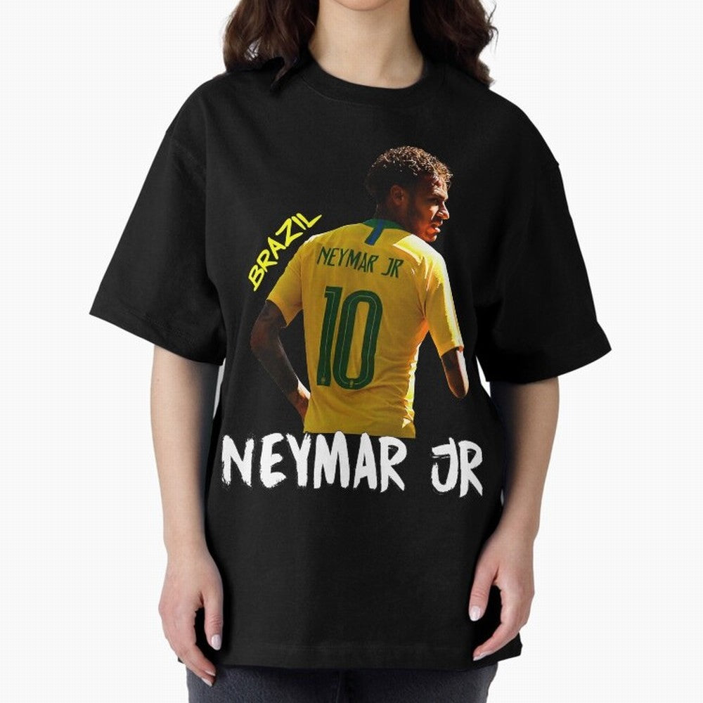 Brazil Neymar Selecao Essential T-Shirt Share the Excitement of Match Day Hype around FIFA World Cup 2026 Group Stage, Haaland and Mbappe, Germany, Championship Spirit, Famous Goals, Roaring Crowds and International Football Unity; Ideal for Fans