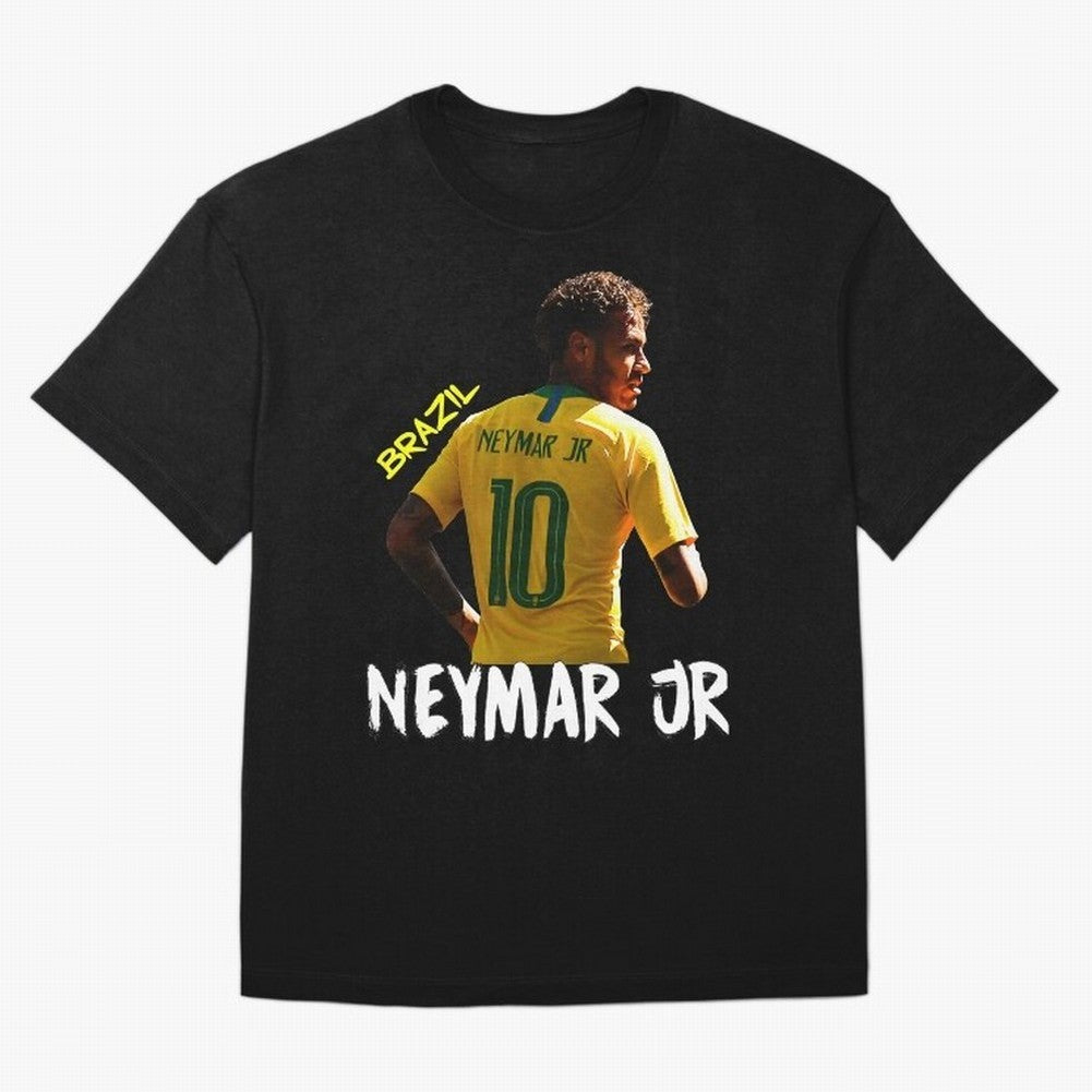 Brazil Neymar Selecao Essential T-Shirt Share the Excitement of Match Day Hype around FIFA World Cup 2026 Group Stage, Haaland and Mbappe, Germany, Championship Spirit, Famous Goals, Roaring Crowds and International Football Unity; Ideal for Fans