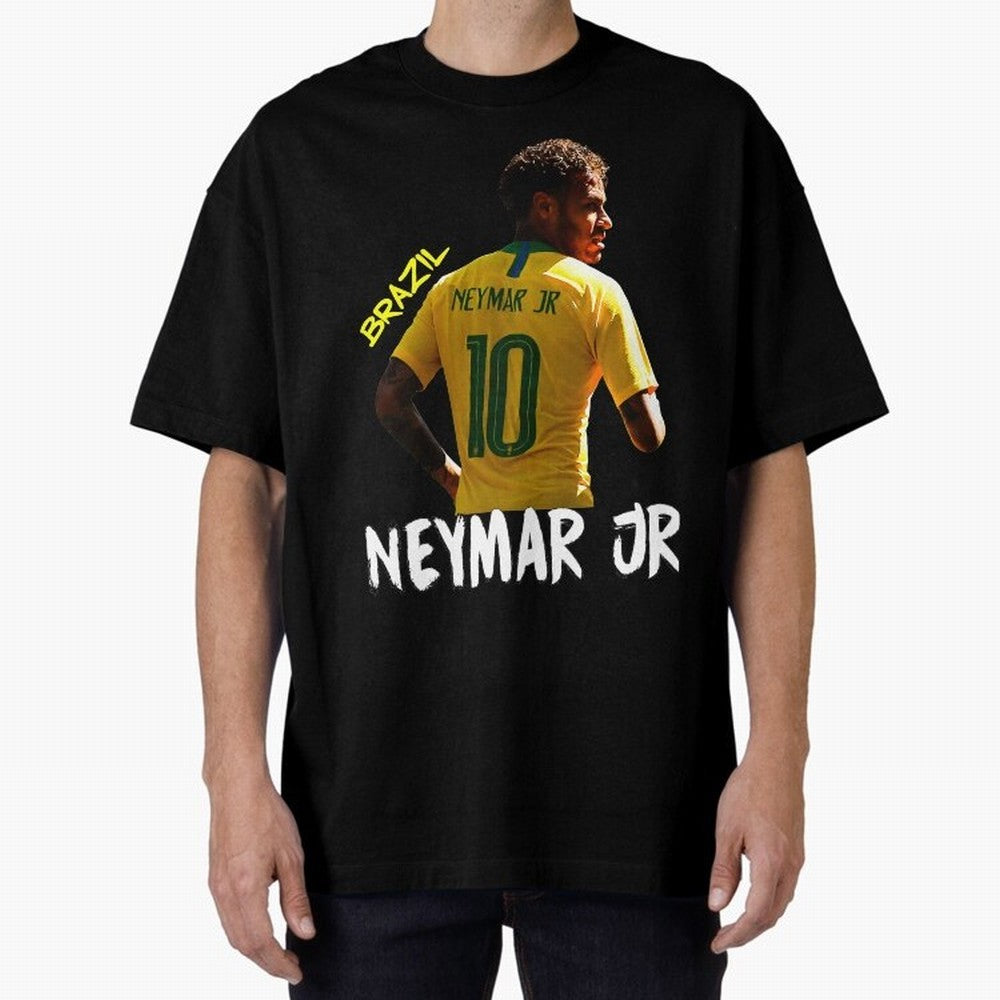 Brazil Neymar Selecao Essential T-Shirt Share the Excitement of Match Day Hype around FIFA World Cup 2026 Group Stage, Haaland and Mbappe, Germany, Championship Spirit, Famous Goals, Roaring Crowds and International Football Unity; Ideal for Fans