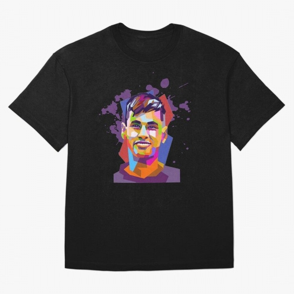 Neymar Design Oversized T-Shirt Celebrate Football Dreams Across FIFA World Cup 2026 with Haaland and Mbappe, Germany Energy, Tournament Hype, Historic Matchups, Family Viewing Parties and Global Sports Pride; Ideal for Fans Who Follow Messi,