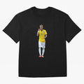 Neymar Jr. Brazil Wpap Classic T-Shirt Celebrate the Road through Global Football Passion for FIFA World Cup 2026 Group Stage, Inspired by Messi and Cristiano Ronaldo, Brazil, Portugal and Argentina, Vintage Soccer Flavor, Modern Football Stars,
