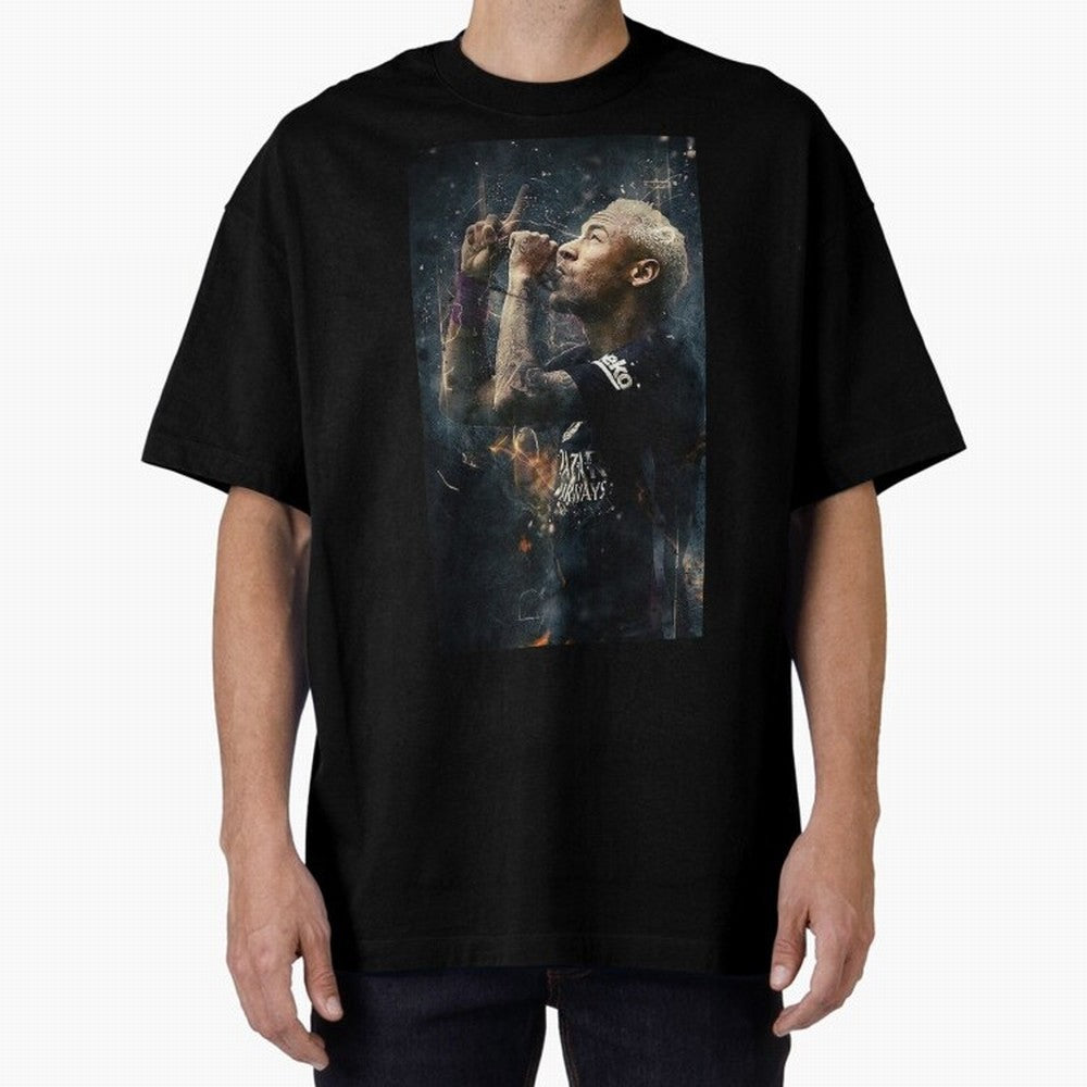 Illustration Neymar Design Classic T-Shirt Cheer through Every Moment of Global Football Passion for FIFA World Cup 2026, Celebrating Messi, Neymar and Mbappe, France, Fan Favorite Moments, National Team Passion, Big Match Drama and Soccer History;