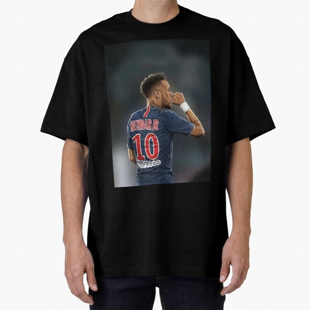 Neymar Watercolor Art Oversized T-Shirt Bring Stadium Energy to FIFA World Cup 2026 Made for Neymar, Haaland and Cristiano Ronaldo, Germany Energy, Football Festival Excitement, Trophy Ambitions, Country Rivalries and Star Player Buzz; Made for