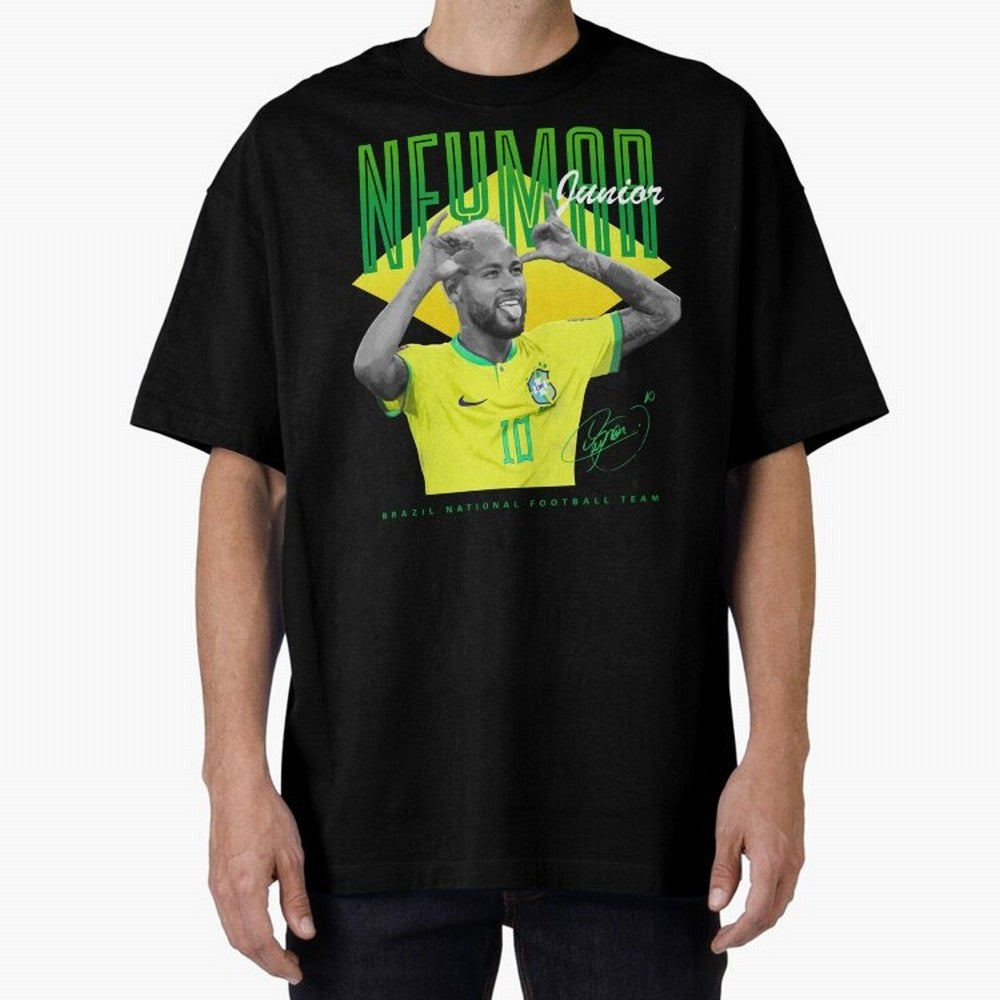 Neymar Jr. Oversized T-Shirt Build FIFA World Cup 2026 Group Stage Spirit, Made for Netherlands, Messi, Soccer Culture, Superstar Moments, National Team Dreams and Competitive Fire; Perfect for People Who Love Argentina, Brazil, France, England,