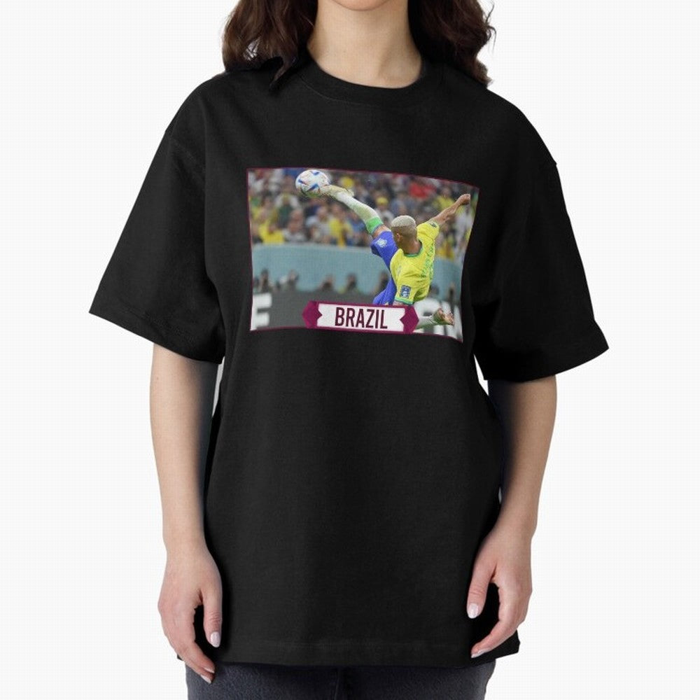 Brazil World Cup Classic T-Shirt Celebrate the Biggest Stage of FIFA World Cup 2026 Group Stage for Fans of Messi and Portugal, Bringing Soccer Culture, Superstar Moments, National Team Dreams and Competitive Fire; Perfect for People Who Love