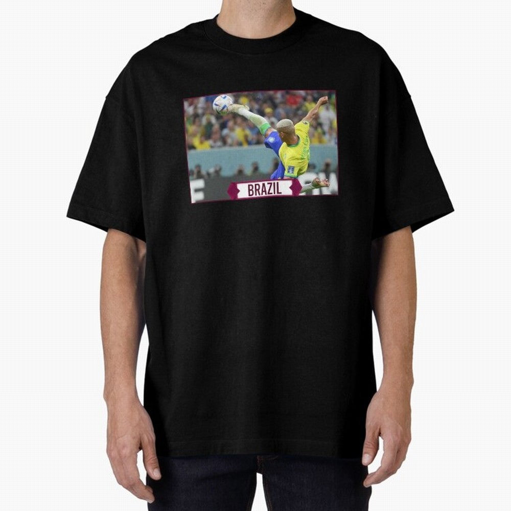 Brazil World Cup Classic T-Shirt Celebrate the Biggest Stage of FIFA World Cup 2026 Group Stage for Fans of Messi and Portugal, Bringing Soccer Culture, Superstar Moments, National Team Dreams and Competitive Fire; Perfect for People Who Love