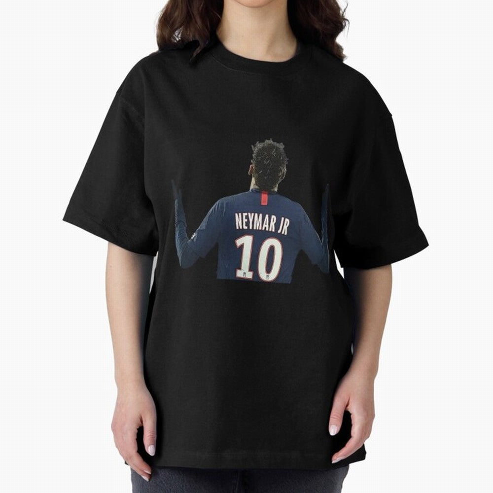 Neymar Jr Paris - 10 Oversized T-Shirt Follow the Final Road of FIFA World Cup 2026 USA Canada Mexico Spirit, Centered on Germany, Cristiano Ronaldo, Haaland and CR7, Game Day Rituals, Football Legends, Country Pride and the Road to the Final;