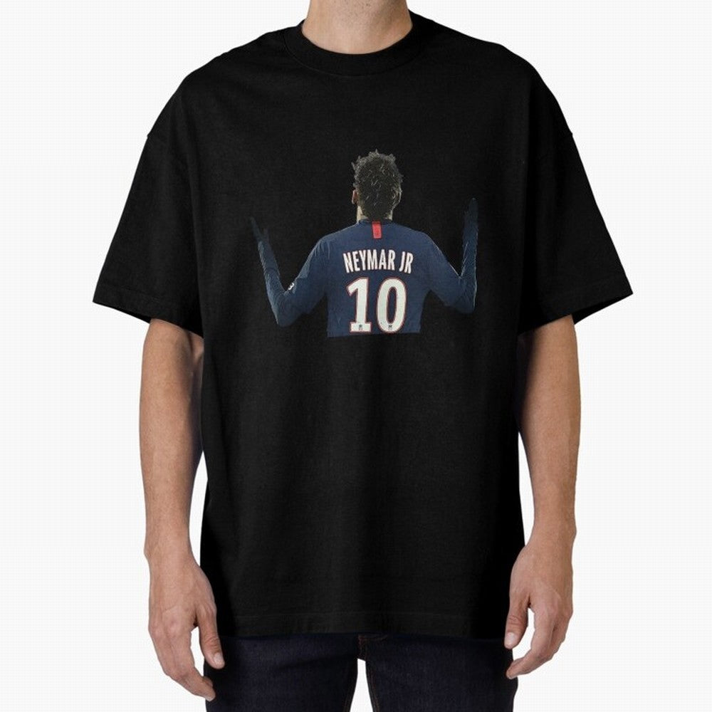 Neymar Jr Paris - 10 Oversized T-Shirt Follow the Final Road of FIFA World Cup 2026 USA Canada Mexico Spirit, Centered on Germany, Cristiano Ronaldo, Haaland and CR7, Game Day Rituals, Football Legends, Country Pride and the Road to the Final;