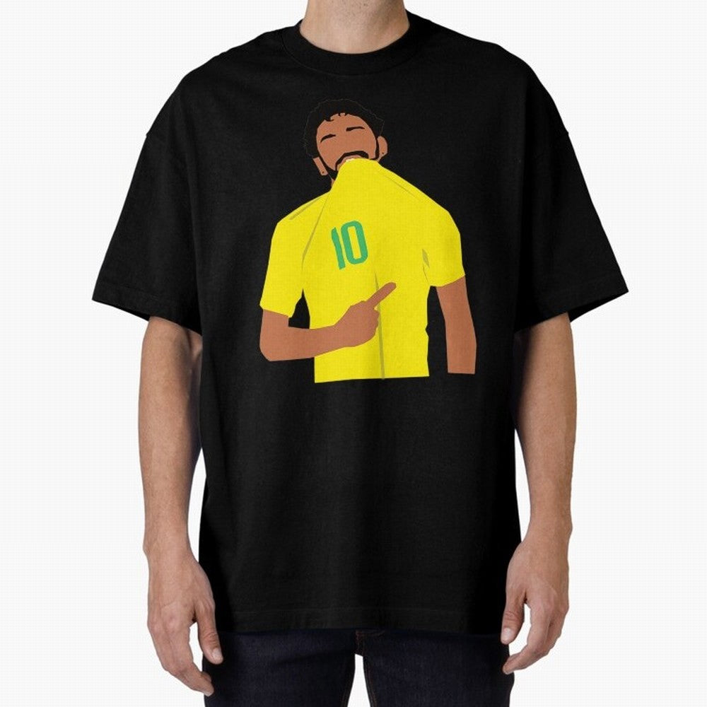 Neymar Jr Oversized T-Shirt Stand Proud for the FIFA World Cup 2026 USA Canada Mexico Journey through Haaland Highlights, France and Portugal Pride, Football Passion, Legendary Performances, Festival Vibes and Supporter Community; Perfect for