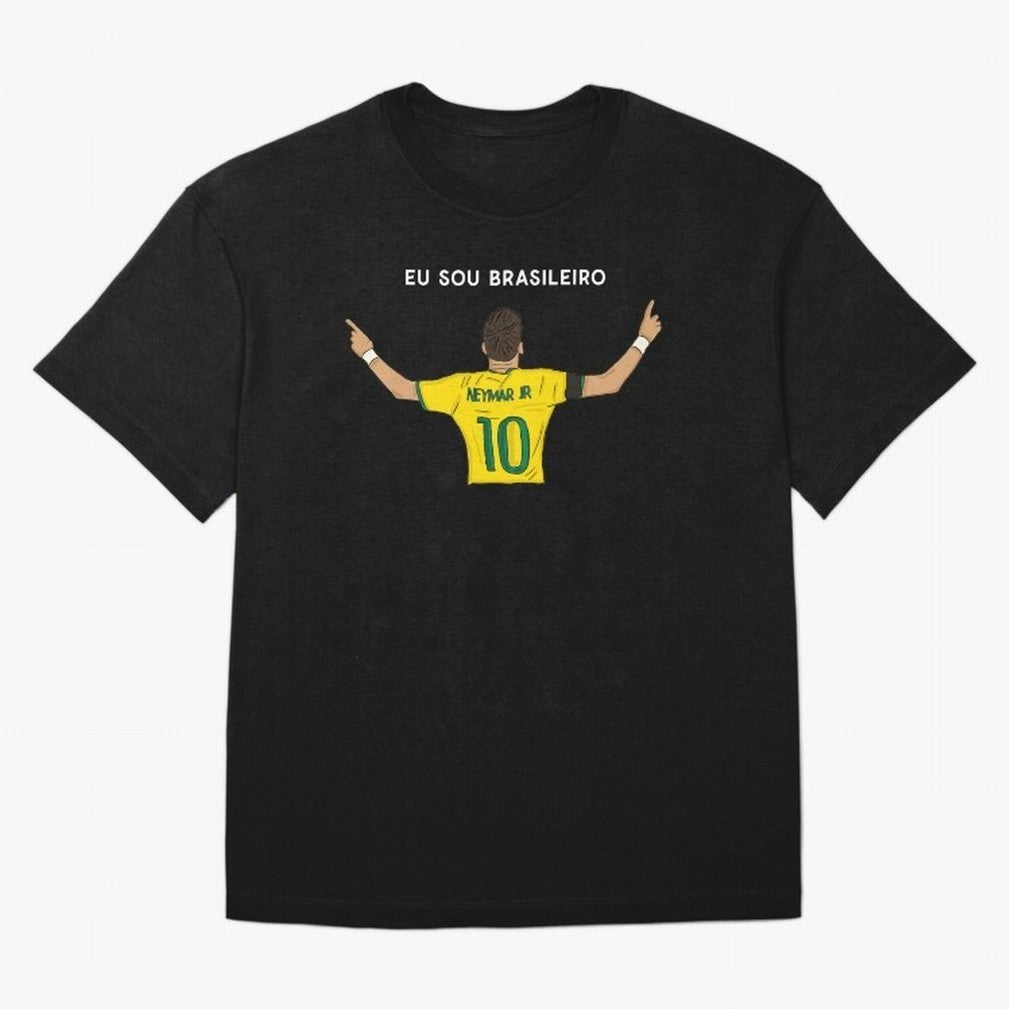 Neymar Jr Brazil Oversized T-Shirt Cheer for the FIFA World Cup 2026 USA Canada Mexico Journey through CR7 Highlights, Germany Pride, Champion Mindset, Group Stage Buzz, Knockout Tension and Passionate Fan Culture; Great for Supporters Who Love