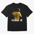 Brazil Neymar Selecao Oversized T-Shirt Honor the Football Icons of FIFA World Cup 2026 Group Stage for Fans of Messi, Neymar and Mbappe and Germany, Bringing Fan Favorite Moments, National Team Passion, Big Match Drama and Soccer History; Perfect