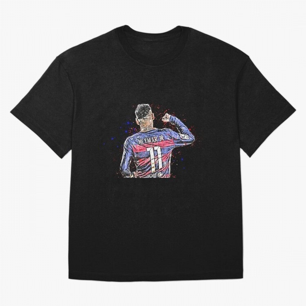 Neymar Oversized T-Shirt Show Your Tournament Heart for FIFA World Cup 2026 Group Stage with CR7 and Messi, Argentina, France and Brazil Energy, Championship Spirit, Famous Goals, Roaring Crowds and International Football Unity; Created for Match