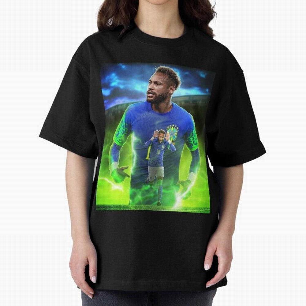 NeymarJR Boss Classic T-Shirt Keep the Match Day Mood of Global Football Passion for FIFA World Cup 2026 USA Canada Mexico, Capturing Messi, Neymar and Mbappe, France and Portugal, Championship Spirit, Famous Goals, Roaring Crowds and International