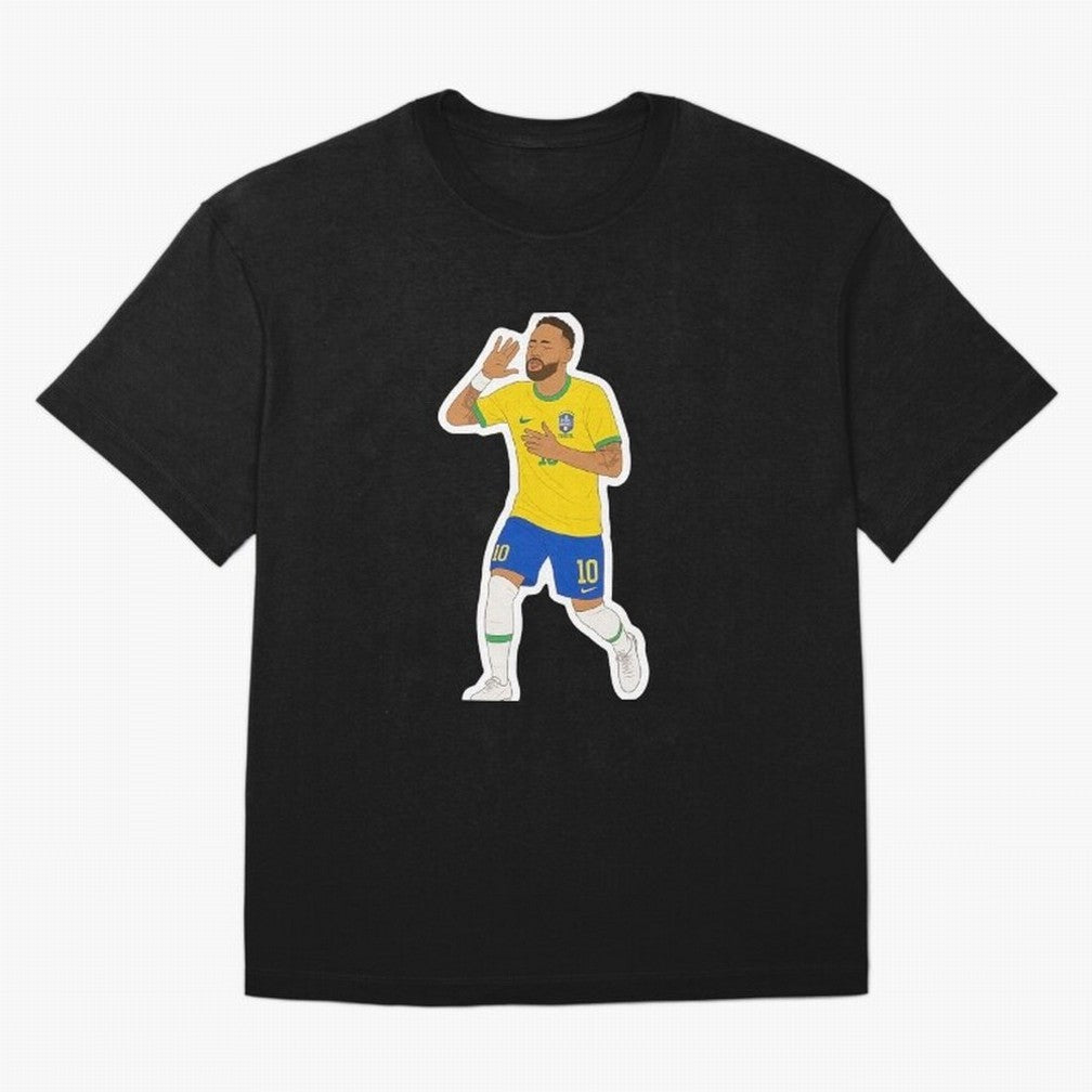 Neymar Jr Oversized T-Shirt Showcase Match Day Hype around FIFA World Cup 2026, Cristiano Ronaldo, Haaland and CR7, Portugal, Supporter Pride, Iconic Celebrations, Legendary Names and Global Match Day Energy; Great for Supporters Who Love Legendary