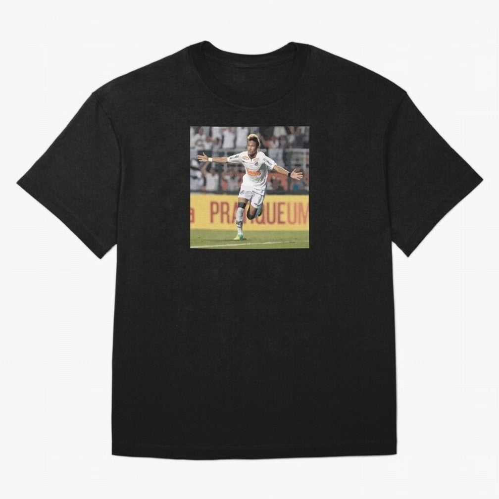 Neymar of Santos celebrating Classic T-Shirt Carry National Pride through Global Football Passion for FIFA World Cup 2026 Group Stage, Built around CR7 and Messi, Netherlands, Game Day Rituals, Football Legends, Country Pride and the Road to the