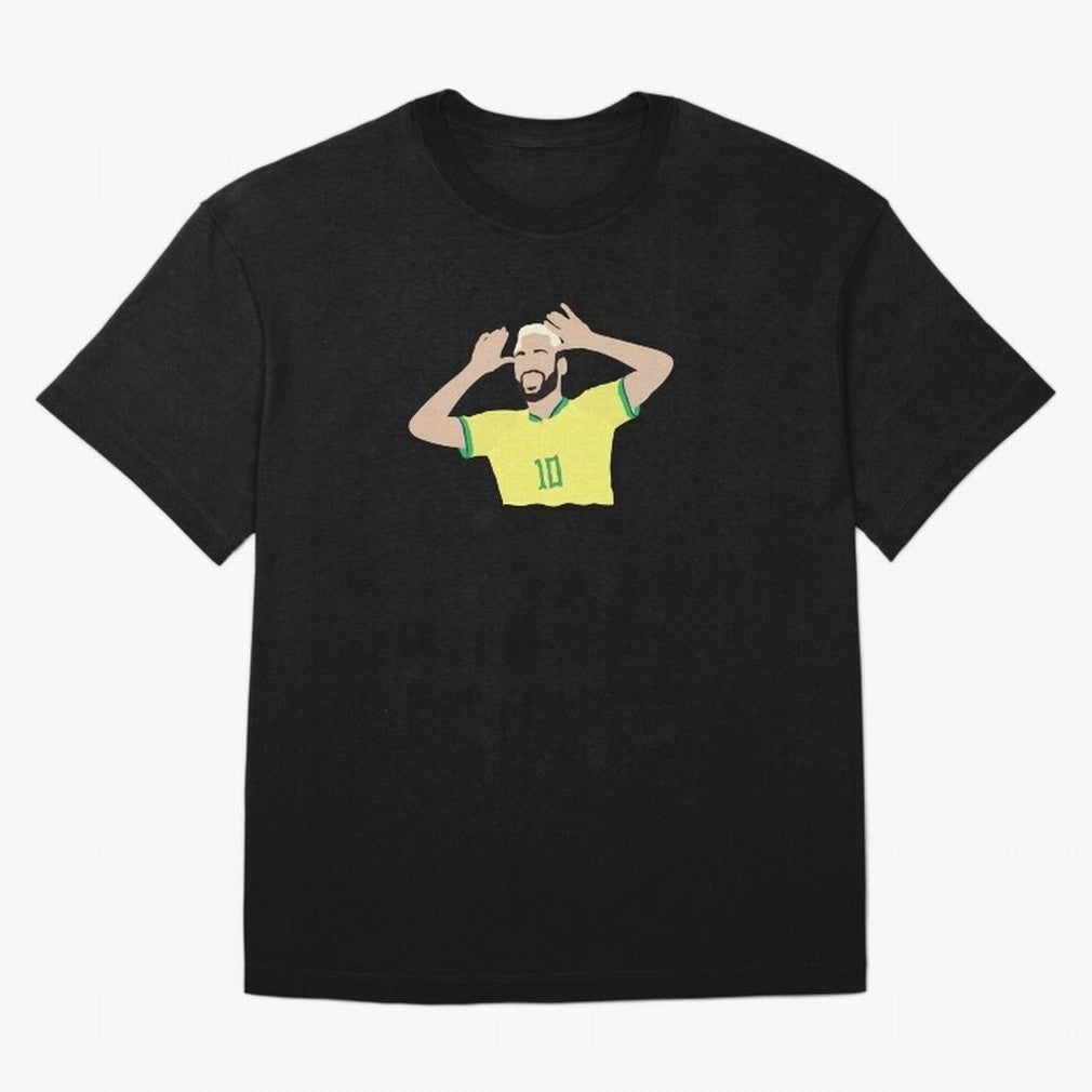 neymar cute vector Oversized T-Shirt Celebrate the FIFA World Cup 2026 USA Canada Mexico Journey through Haaland and Mbappe Highlights, England, France and Netherlands Pride, Vintage Soccer Flavor, Modern Football Stars, National Flags and Final