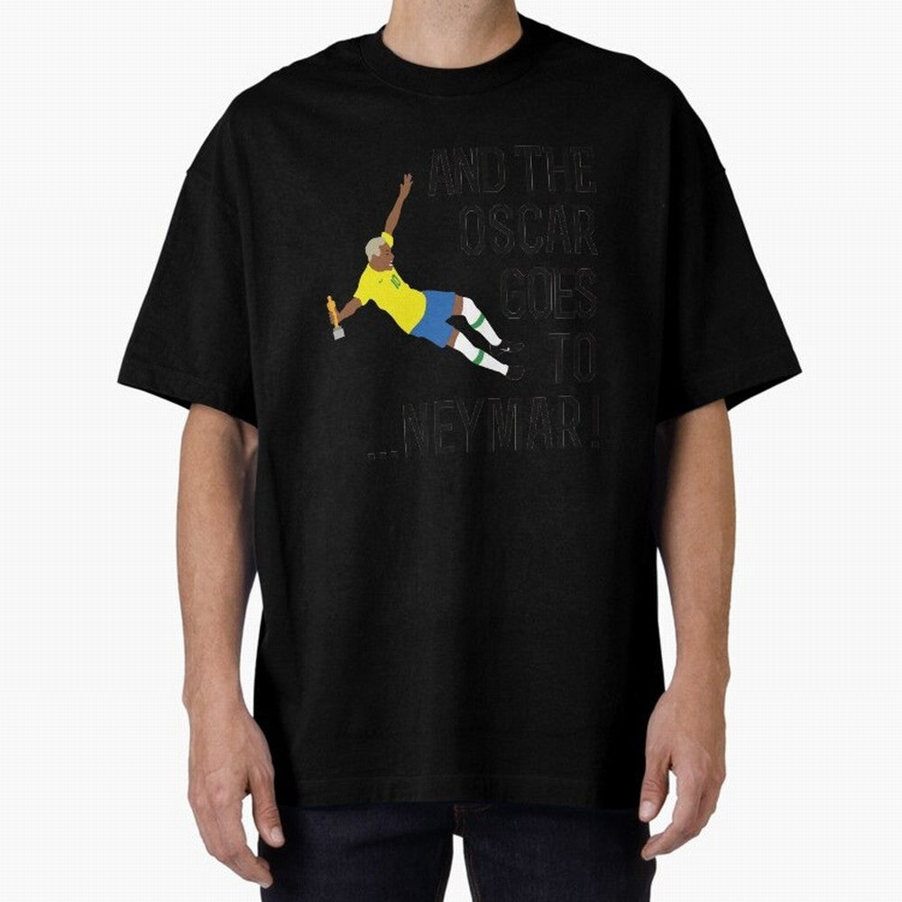 Neymar Diving Oversized T-Shirt Honor FIFA World Cup 2026 USA Canada Mexico for Fans of CR7 and Brazil, Portugal and Argentina, Bringing Tournament Hype, Historic Matchups, Family Viewing Parties and Global Sports Pride; Created for Match Day