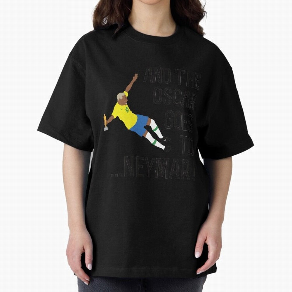 Neymar Diving Oversized T-Shirt Honor FIFA World Cup 2026 USA Canada Mexico for Fans of CR7 and Brazil, Portugal and Argentina, Bringing Tournament Hype, Historic Matchups, Family Viewing Parties and Global Sports Pride; Created for Match Day