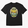 Brazil Football National Team Pride- Brazil Soccer Graphics Classic T-Shirt Capture Global Football Passion for FIFA World Cup 2026, Centered on Mbappe and Neymar, France and Portugal, Stadium Memories, Football Loyalty, International Chants and