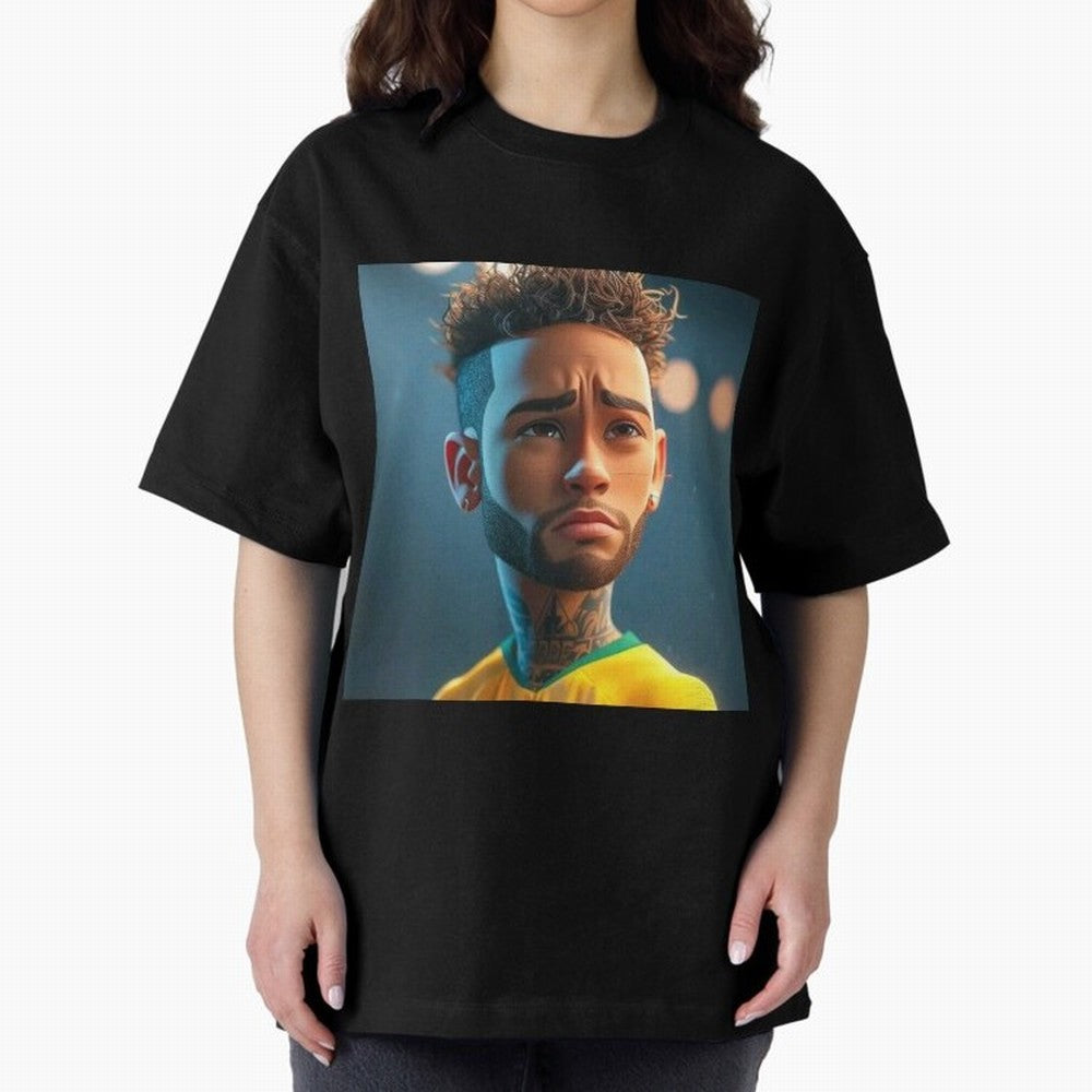 Neymar Jr cartoon picture Classic T-Shirt Join Global Football Passion for FIFA World Cup 2026 USA Canada Mexico, with Mbappe, England, France and Netherlands, Football Passion, Legendary Performances, Festival Vibes and Supporter Community; Made