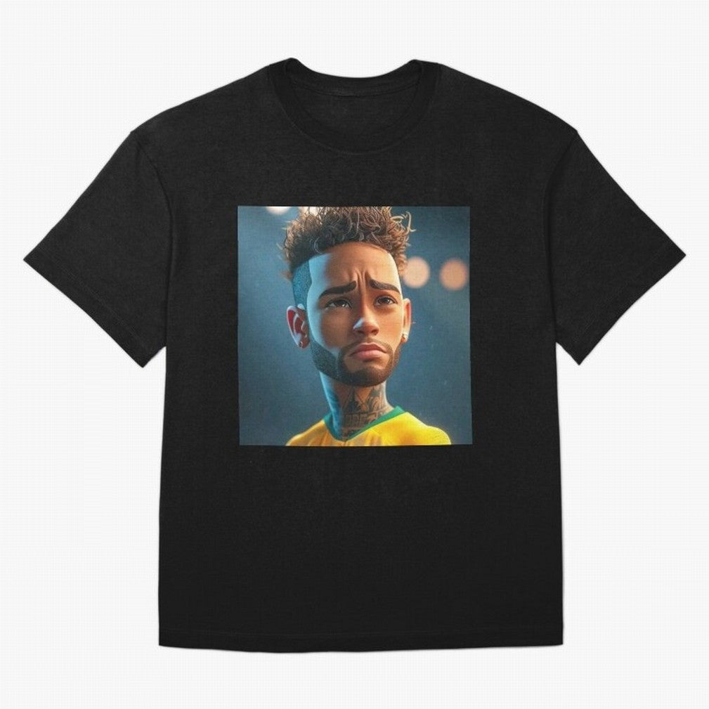 Neymar Jr cartoon picture Classic T-Shirt Join Global Football Passion for FIFA World Cup 2026 USA Canada Mexico, with Mbappe, England, France and Netherlands, Football Passion, Legendary Performances, Festival Vibes and Supporter Community; Made