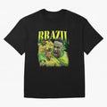 Neymar Brazil Vintage Essential T-Shirt Feel the Trophy Chase of the FIFA World Cup 2026 Group Stage Journey through Haaland and Mbappe Highlights, England, France and Netherlands Pride, Vintage Soccer Flavor, Modern Football Stars, National Flags