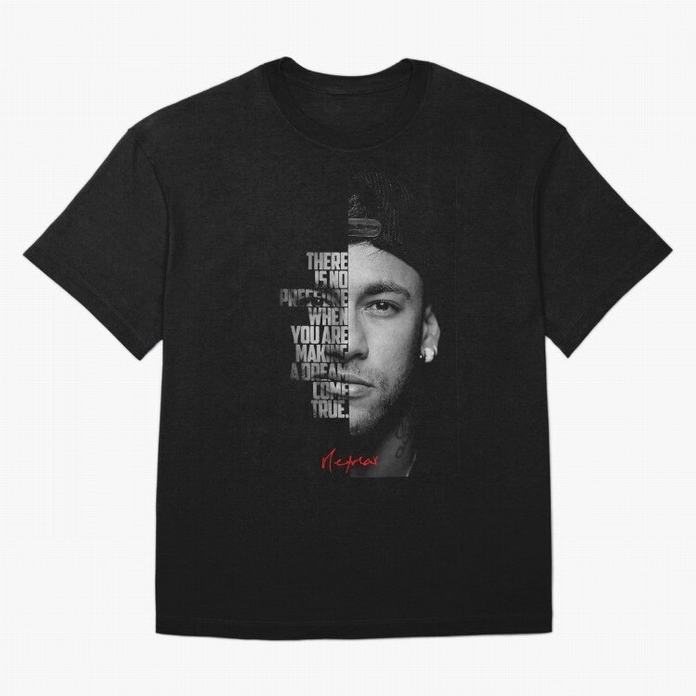 Black and white Neymar Jr quote. Classic T-Shirt Remember Iconic Moments from Global Football Passion for FIFA World Cup 2026 USA Canada Mexico, Filled with Haaland and Mbappe, Brazil, Tournament Hype, Historic Matchups, Family Viewing Parties and