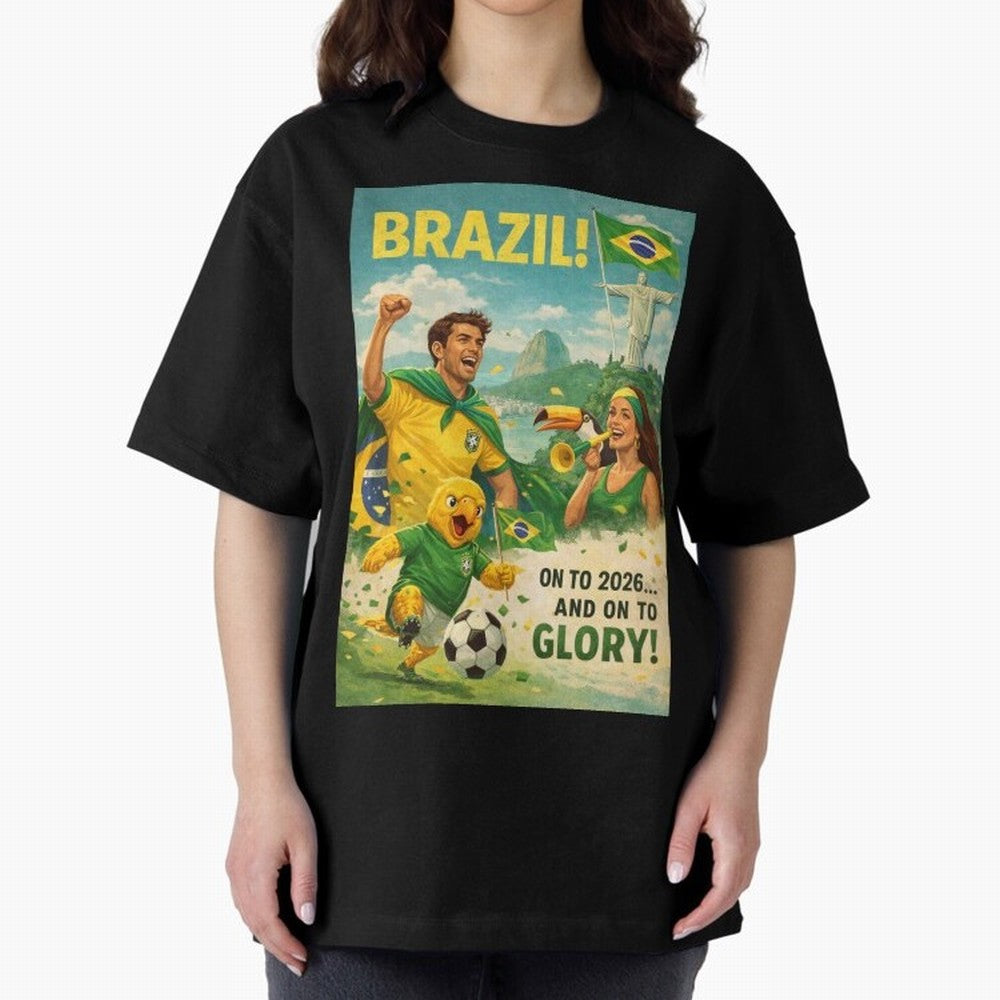 Brazil Rio de Janeiro Christ the Redeemer Sugarloaf Mountain FIFA World Cup 2026 Football Celebration Classic T-Shirt Celebrate Rivalries and Pride in FIFA World Cup 2026 Spirit, Inspired by England and Germany, Messi, CR7 and Mbappe, Champion