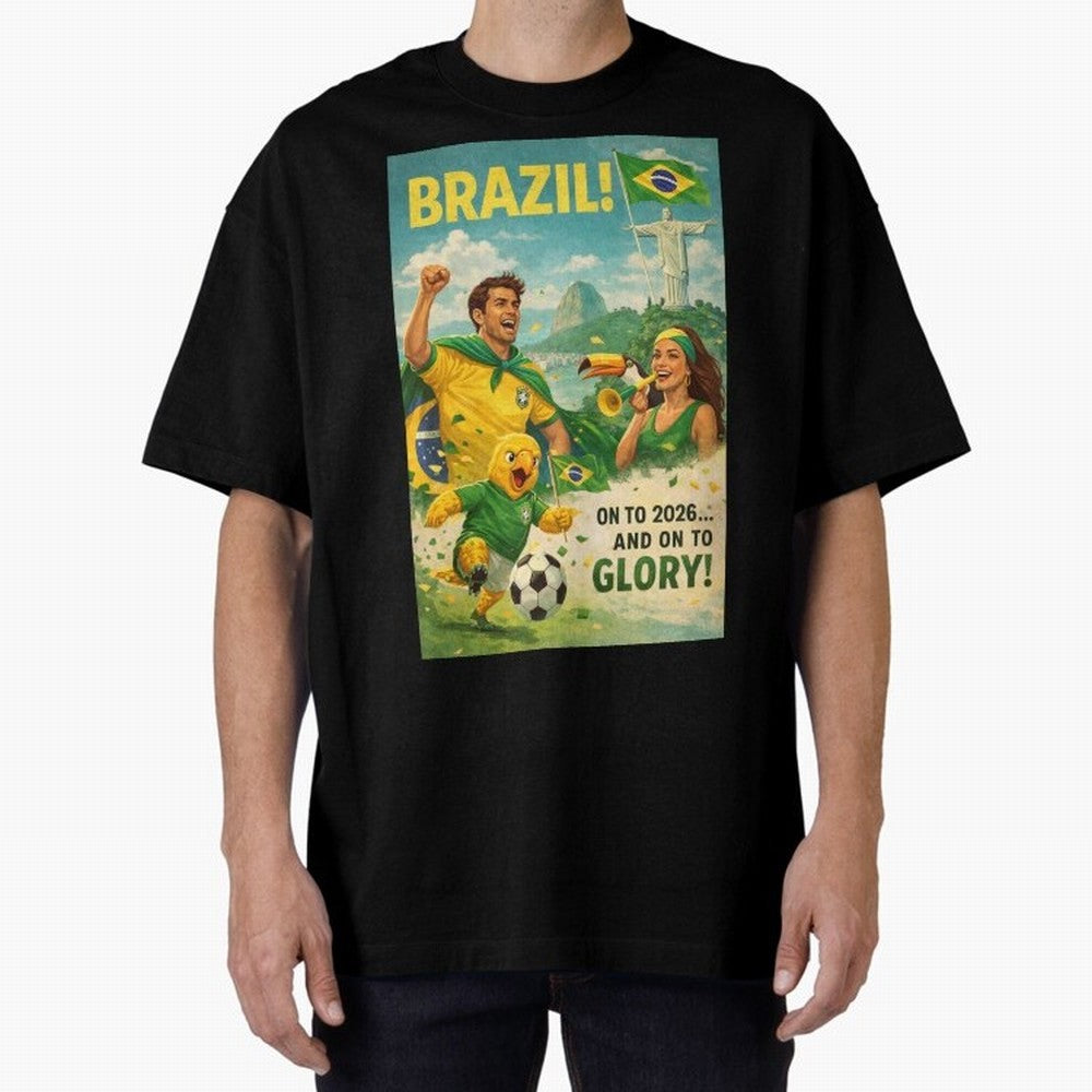 Brazil Rio de Janeiro Christ the Redeemer Sugarloaf Mountain FIFA World Cup 2026 Football Celebration Classic T-Shirt Celebrate Rivalries and Pride in FIFA World Cup 2026 Spirit, Inspired by England and Germany, Messi, CR7 and Mbappe, Champion