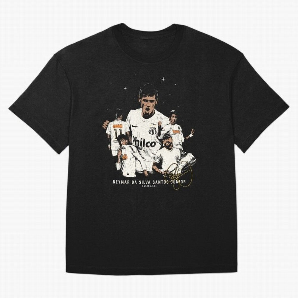 Neymar Illustration Classic T-Shirt Show Up for the Glory of FIFA World Cup 2026 Filled with CR7 and Messi, Argentina and Brazil Energy, Championship Spirit, Famous Goals, Roaring Crowds and International Football Unity; Great for Supporters Who