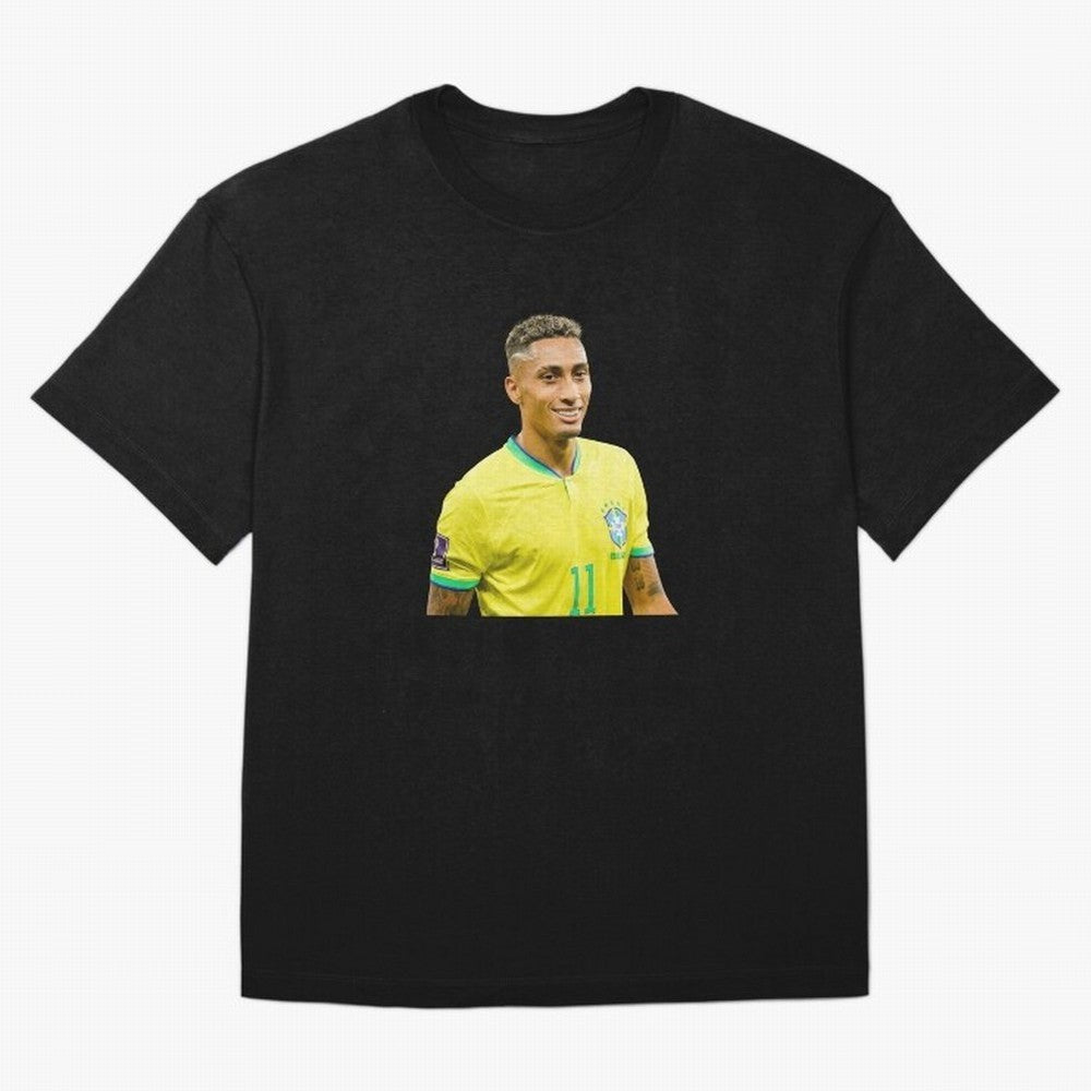 Raphinha Classic T-Shirt Follow the Final Road of Global Football Passion for FIFA World Cup 2026, Highlighting Mbappe and Neymar, France, Football Festival Excitement, Trophy Ambitions, Country Rivalries and Star Player Buzz; Great for Supporters