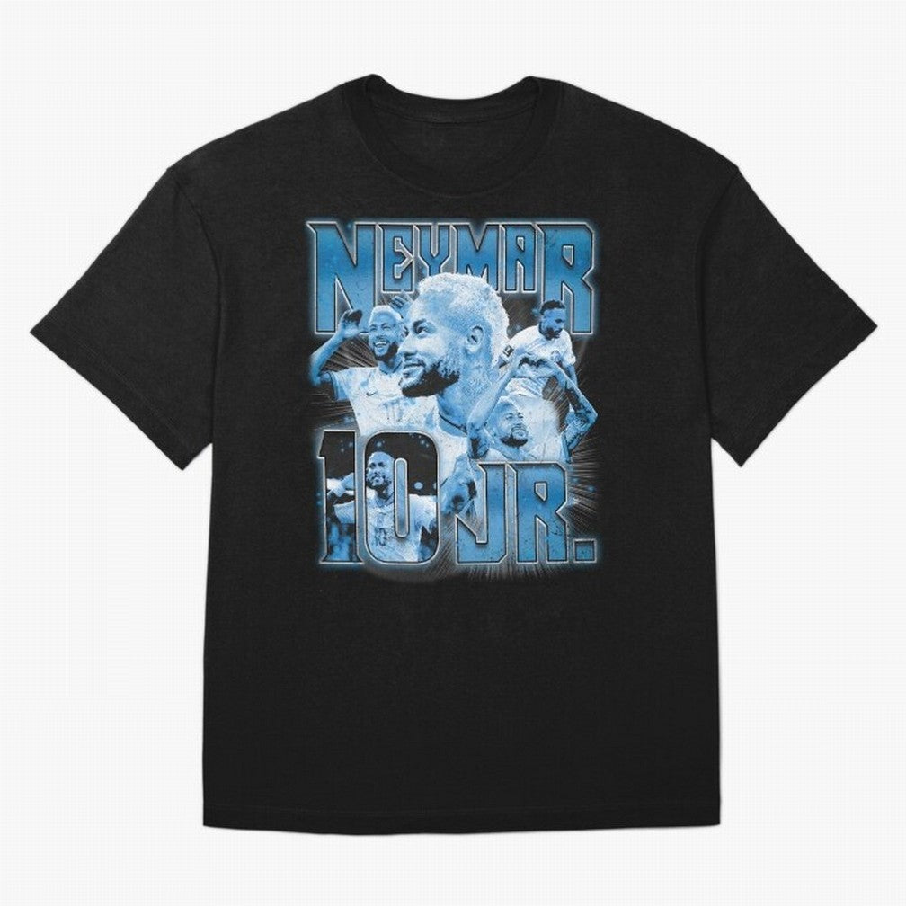 Neymar Jr. Bootleg Classic T-Shirt Show Passion for the Stars of Global Football Passion for FIFA World Cup 2026, Centered on Cristiano Ronaldo, Haaland and CR7, Brazil, Portugal and Argentina, Championship Spirit, Famous Goals, Roaring Crowds and