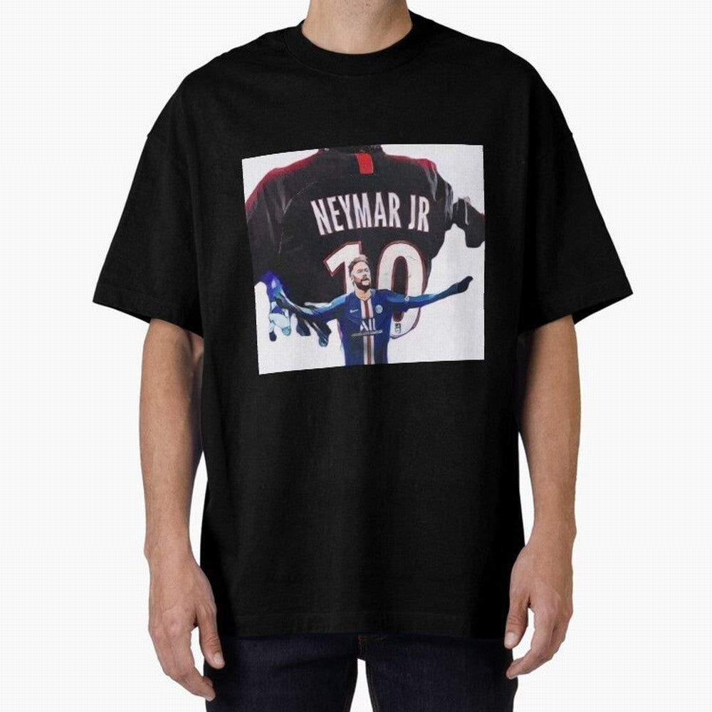 Neymar art - Neymar illustration T Shirt Classic T-Shirt Live the Energy of Match Day Hype around FIFA World Cup 2026, Mbappe, France, Global Supporter Spirit, Legendary Goals, National Colors and Tournament Celebration; Great for Watch Parties,