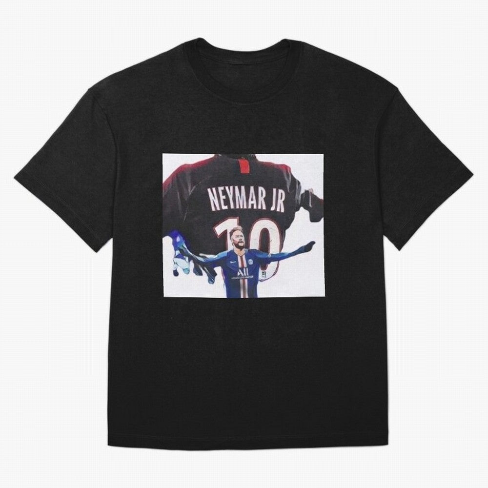 Neymar art - Neymar illustration T Shirt Classic T-Shirt Live the Energy of Match Day Hype around FIFA World Cup 2026, Mbappe, France, Global Supporter Spirit, Legendary Goals, National Colors and Tournament Celebration; Great for Watch Parties,