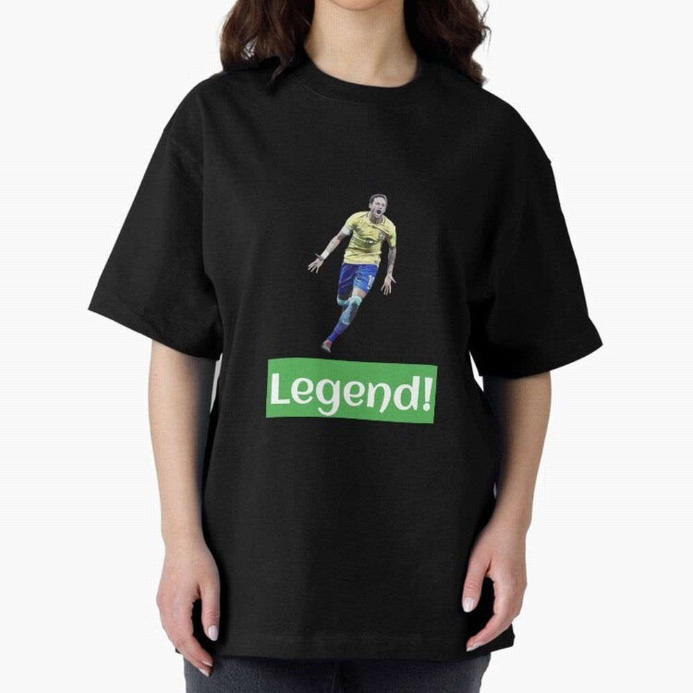 neymar art - neymar illustration T Shirt Oversized T-Shirt Celebrate Golden Goal Energy in FIFA World Cup 2026 for Fans of Messi, CR7 and Mbappe and Spain and Netherlands, Bringing Match Day Excitement, Supporter Culture, Golden Goals and Global