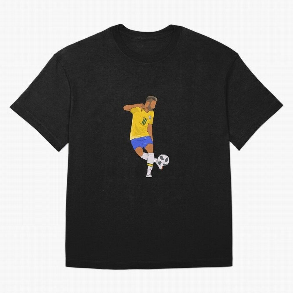 Neymar Jr. Classic T-Shirt Celebrate Football Heritage in Global Football Passion for FIFA World Cup 2026 USA Canada Mexico, Inspired by Neymar, England and Germany, Classic Soccer Heritage, Championship Pressure, Fan Loyalty and International
