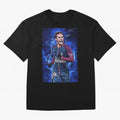 neymar jr art Oversized T-Shirt Celebrate Supporters United by FIFA World Cup 2026 Spirit, Connected to Germany, Haaland, Global Supporter Spirit, Legendary Goals, National Colors and Tournament Celebration; Ideal for Fans Who Follow Messi,