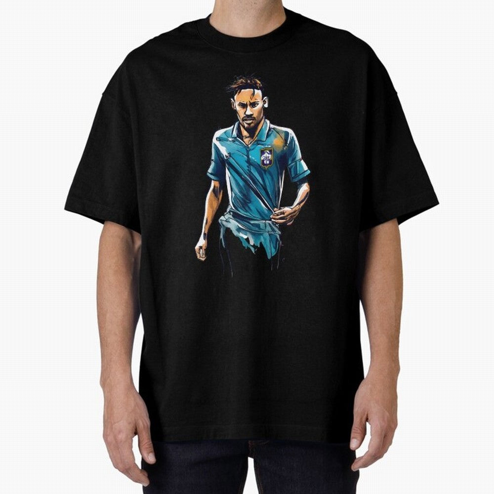 Neymar Jr watercolor drawing Classic T-Shirt Elevate FIFA World Cup 2026 USA Canada Mexico with Mbappe and Neymar, Portugal, Spain and Germany Energy, Game Day Rituals, Football Legends, Country Pride and the Road to the Final; Created for Match