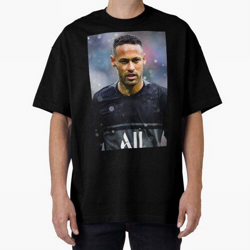 Neymar Jr Wallpaper Classic T-Shirt Stand with Global Football Passion for FIFA World Cup 2026, Capturing Cristiano Ronaldo, Portugal, Spain and Germany, Fan Favorite Moments, National Team Passion, Big Match Drama and Soccer History; Built for