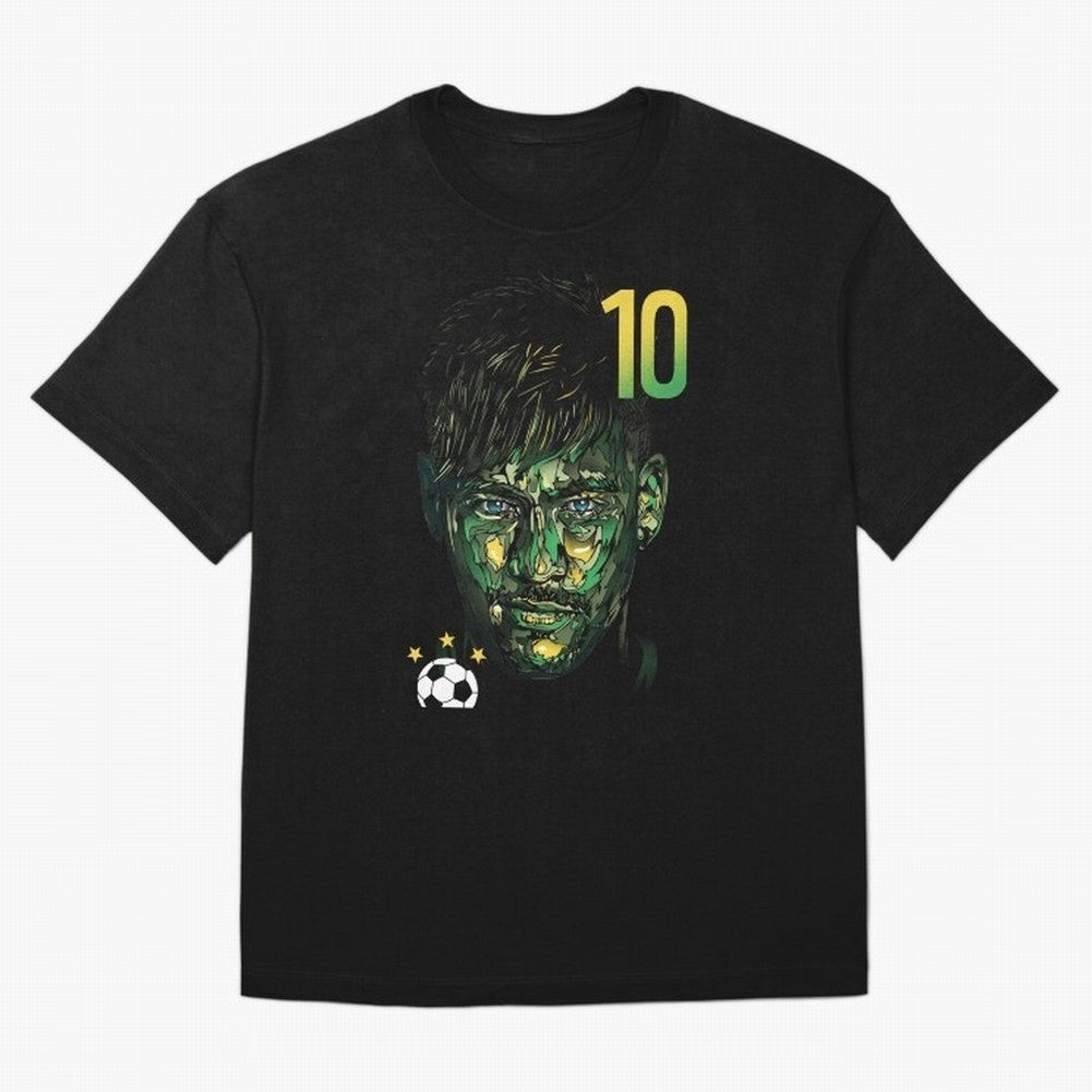 Neymar Jr. Oversized T-Shirt Show Match Day Excitement for FIFA World Cup 2026 Group Stage Spirit, Inspired by Brazil, Portugal and Argentina, Cristiano Ronaldo, Haaland and CR7, Championship Spirit, Famous Goals, Roaring Crowds and International