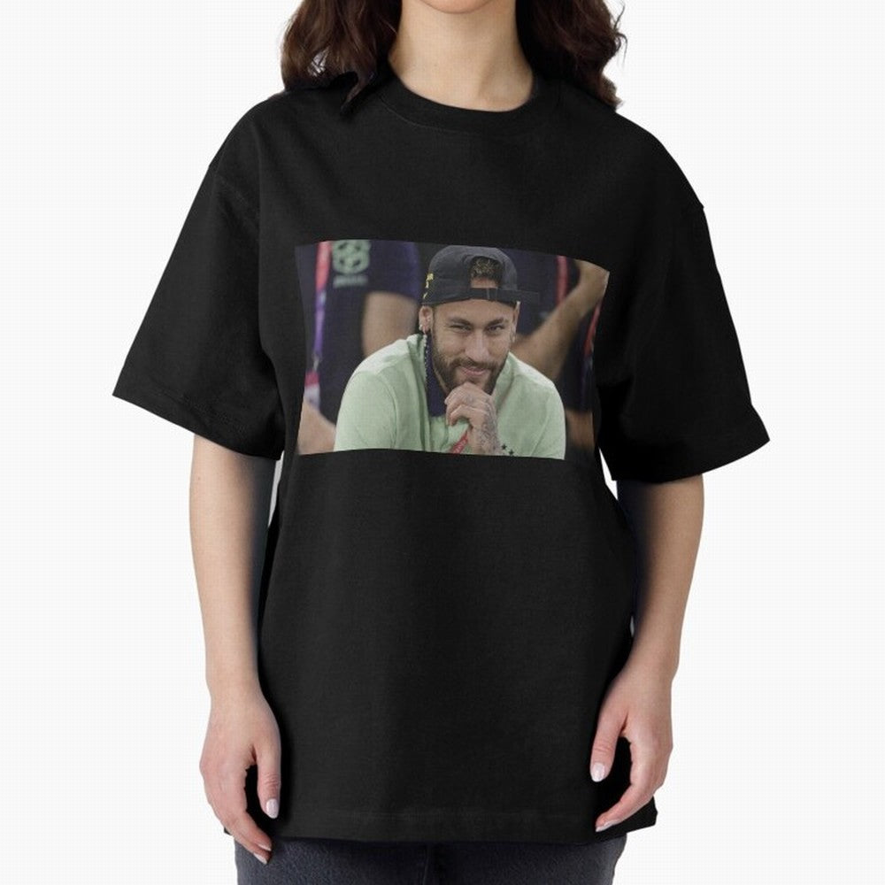 Neymar Jr Oversized T-Shirt Embrace Match Day Hype around FIFA World Cup 2026 USA Canada Mexico, Mbappe, England, France and Netherlands, Sports Nostalgia, International Competition, Famous Players and Unforgettable Victories; Great for Watch