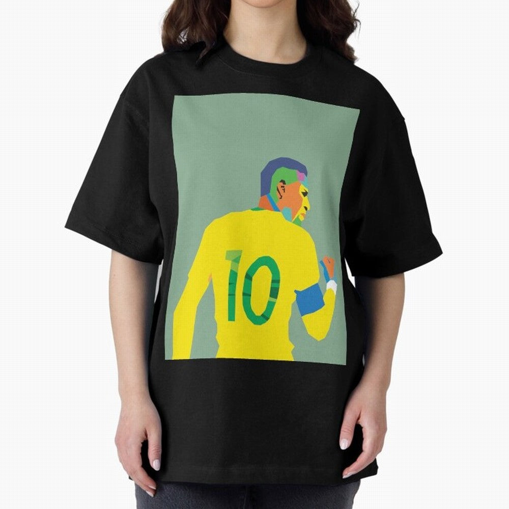 Neymar Jr Oversized T-Shirt Celebrate FIFA World Cup 2026 Spirit, Filled with Spain, Cristiano Ronaldo, Champion Mindset, Group Stage Buzz, Knockout Tension and Passionate Fan Culture; Ideal for Football Dads, Football Moms, Friends, Collectors and