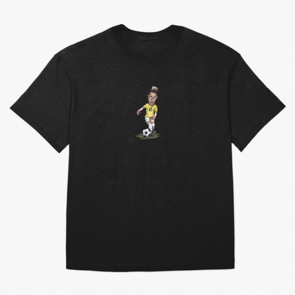Neymar Essential T-Shirt Mark Global Football Passion for FIFA World Cup 2026 USA Canada Mexico, with Messi, Neymar and Mbappe, Brazil, Retro Football Energy, Iconic Rivalries, Trophy Chase Drama and Stadium Atmosphere; Created for Match Day