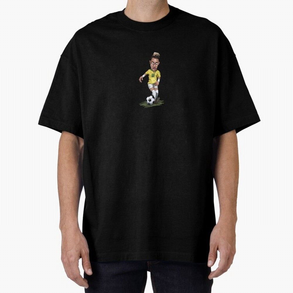 Neymar Essential T-Shirt Mark Global Football Passion for FIFA World Cup 2026 USA Canada Mexico, with Messi, Neymar and Mbappe, Brazil, Retro Football Energy, Iconic Rivalries, Trophy Chase Drama and Stadium Atmosphere; Created for Match Day