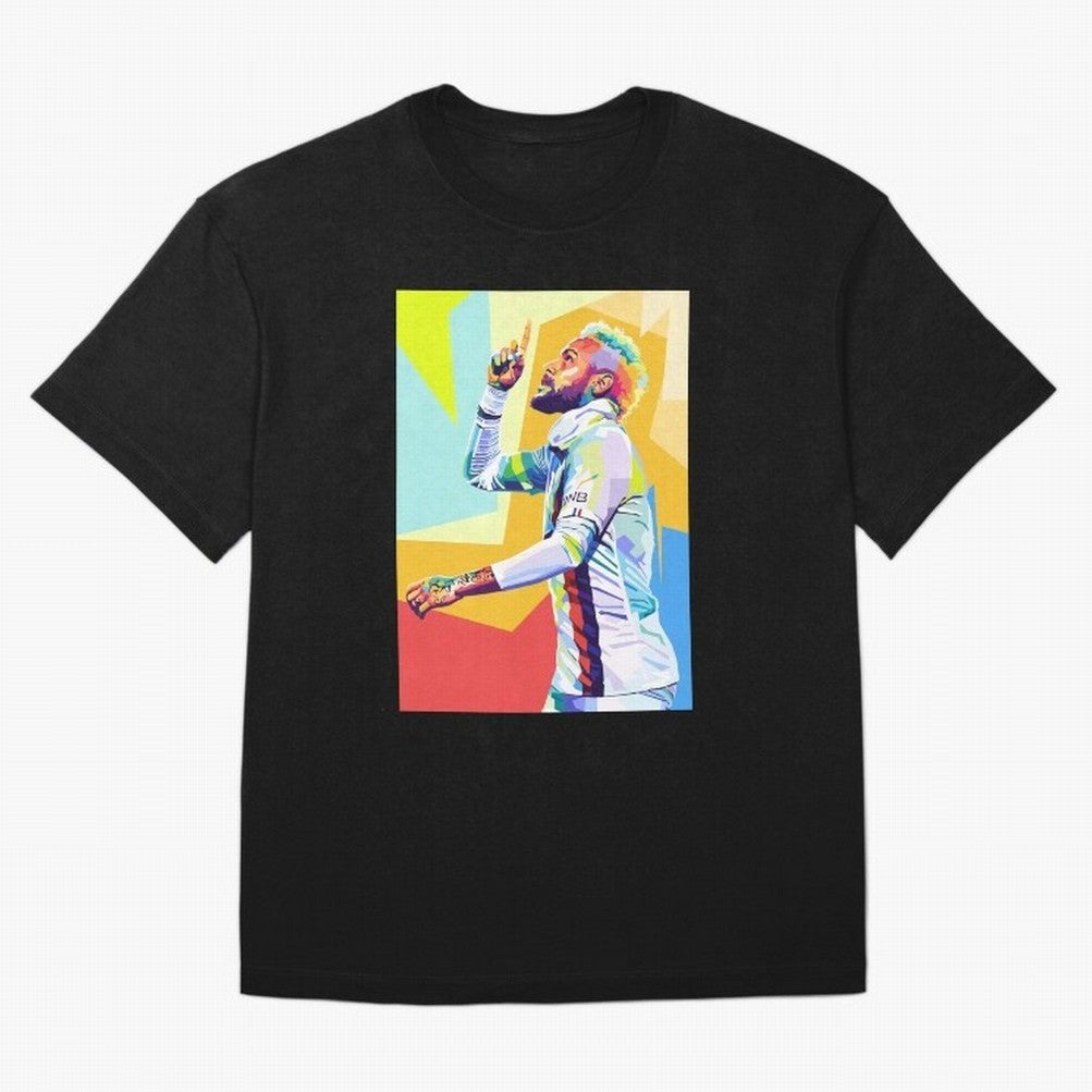 Neymar Jr Wpap pop art Oversized T-Shirt Follow the Road to the FIFA World Cup 2026 Group Stage Journey through Mbappe Highlights, Argentina and Brazil Pride, Game Day Rituals, Football Legends, Country Pride and the Road to the Final; Built for