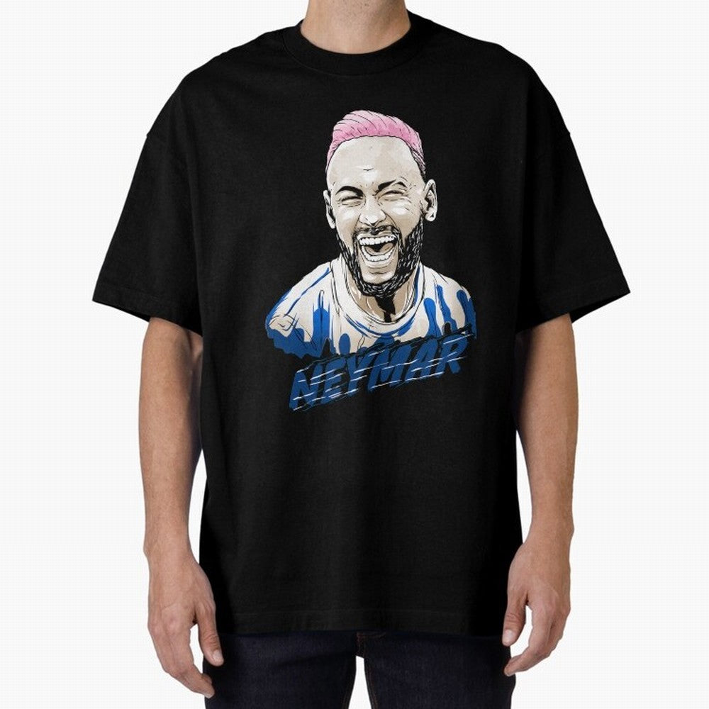neymar superstar in paris Oversized T-Shirt Live the Energy of FIFA World Cup 2026 Group Stage Spirit, Connected to Germany, Messi, Neymar and Mbappe, Football History, Final Match Energy, Crowd Noise and Once in a Lifetime Moments; Created for