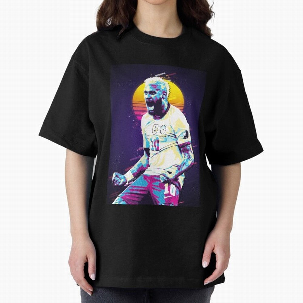 Neymar JR retro 80s Classic T-Shirt Feel the Trophy Chase of Match Day Hype around FIFA World Cup 2026, Messi, CR7 and Mbappe, Spain and Netherlands, Fan Favorite Moments, National Team Passion, Big Match Drama and Soccer History; Perfect for Fans,