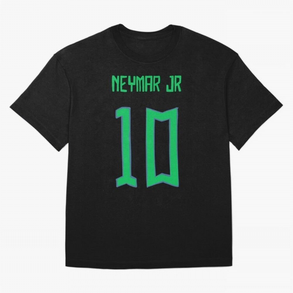 Neymar Jr #10 (Brazil) Oversized T-Shirt Get Ready for the FIFA World Cup 2026 Journey through Cristiano Ronaldo, Haaland and CR7 Highlights, France and Portugal Pride, Vintage Soccer Flavor, Modern Football Stars, National Flags and Final Night