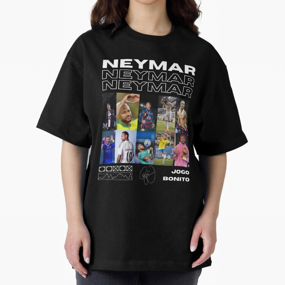 Neymar Jr. Collage Classic T-Shirt Support the Legends of FIFA World Cup 2026 Spirit, Driven by England, CR7, Soccer Culture, Superstar Moments, National Team Dreams and Competitive Fire; Made for Die Hard Supporters, Soccer Lovers, Game Day Photos